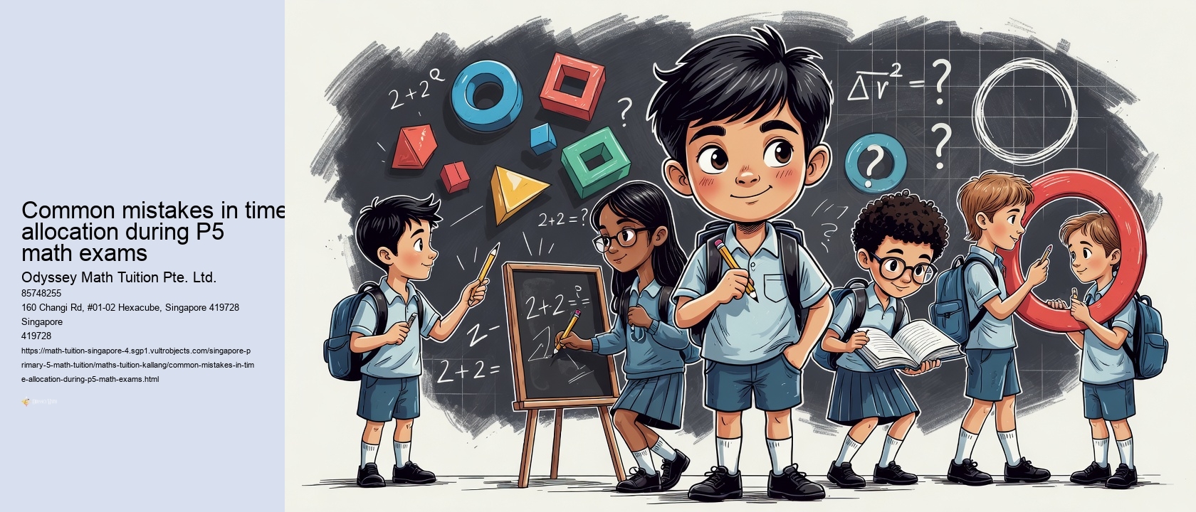 Common mistakes in time allocation during P5 math exams
