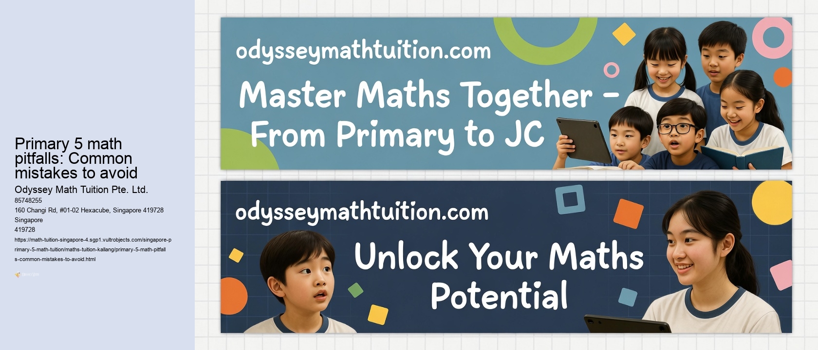 Primary 5 math pitfalls: Common mistakes to avoid